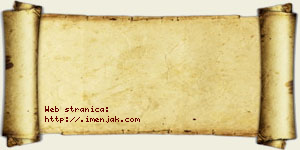 Janko Binić vizit kartica